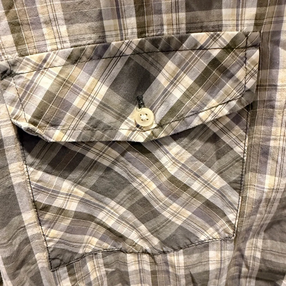 J.Crew Men’s Plaid Button-Up Shirt Size L